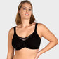 Sutiã feminino elegante e leve com cobertura total em tamanhos plus size.