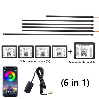 RGB Interior Car LED Trim Light Kit