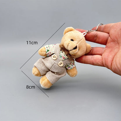 Chaveiro/pingente de urso de pelúcia