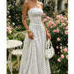 ✨ Vestido tomara que caia feminino com estampa de bolinhas - Essencial para férias elegantes! ✨