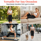 Shorts femininos de cintura alta com bolsos