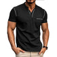 Camiseta masculina casual de manga curta