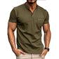 Camiseta masculina casual de manga curta