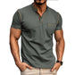 Camiseta masculina casual de manga curta