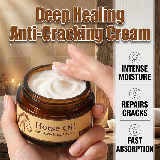 Creme anti-rachaduras com óleo de cavalo
