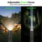 Lanterna LED compacta com zoom