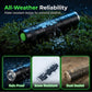 Lanterna LED compacta com zoom