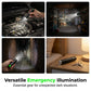 Lanterna LED compacta com zoom