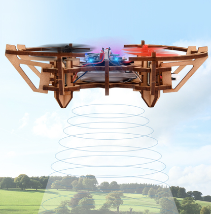 ✈️Kit faça você mesmo para crianças construírem um drone de madeira