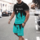 👕 50% DE DESCONTO AGORA! 🔥 Conjunto masculino de camiseta e shorts com estampa gráfica – Tecido macio, design arrojado e perfeito para os dias de verão ☀️