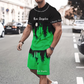 👕 50% DE DESCONTO AGORA! 🔥 Conjunto masculino de camiseta e shorts com estampa gráfica – Tecido macio, design arrojado e perfeito para os dias de verão ☀️