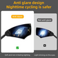 Espelho retrovisor para bicicleta com ajuste de 360° no guidão