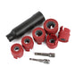 Conjunto de ferramentas para limpeza de ferrugem e detritos de parafusos de roda automotivos