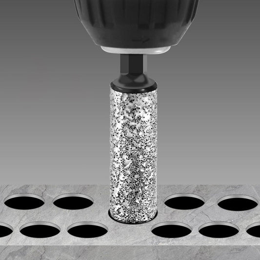 Broca hexagonal 2 em 1 para brasagem e perfuração a seco, alargadora de furos especializada.