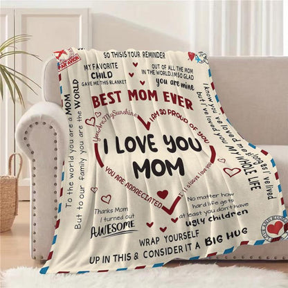 Ultra Soft Cozy Flannel Warm Blanket - EXPRESS LOVE TO MOM