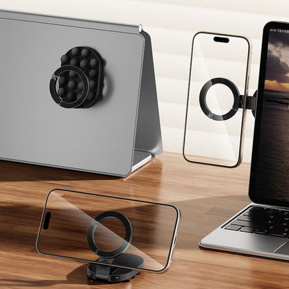 Suporte multifuncional magnético e com ventosa para celular