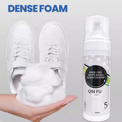 Limpador de espuma para sapatos brancos sem enxágue
