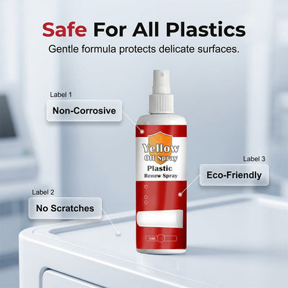 Limpador em spray Plastic Renew Yellow-Off
