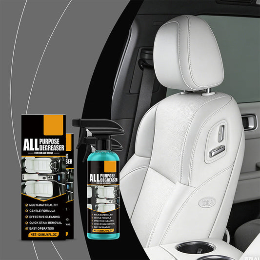 Spray desengordurante multiuso de 120 ml para carro e casa