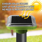 Repelente de toupeiras ultrassônico à prova d'água, movido a energia solar