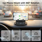 Suporte para celular com rotação de 360° para painel de carro
