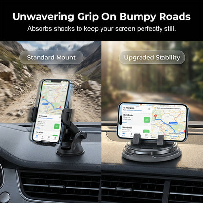 Suporte para celular com rotação de 360° para painel de carro