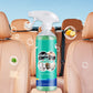 Spray de limpeza multiuso em espuma para carro e casa.