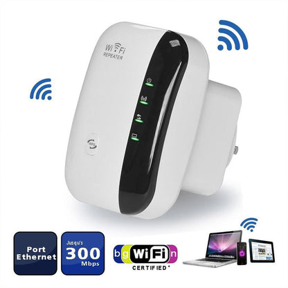 Repetidor e amplificador de sinal Wi-Fi com velocidade de 300 Mb/s