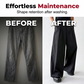 ⏰ Desconto limitado de 50%!! 👖 Calças de fato clássicas para homem ✨ Pernas largas, confortáveis e elegantes