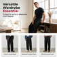 ⏰ Desconto limitado de 50%!! 👖 Calças de fato clássicas para homem ✨ Pernas largas, confortáveis e elegantes