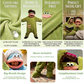 Pijama aconchegante de lã coral com personagens