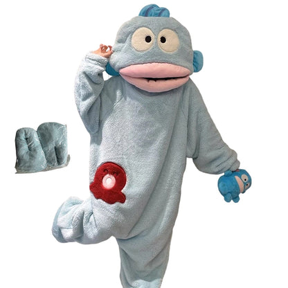Pijama aconchegante de lã coral com personagens