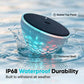 Luminária solar flutuante para piscina com projeção de peixes