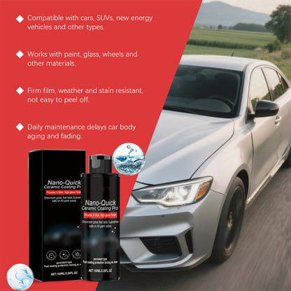 ⏳50% DE DESCONTO por tempo limitado!⏰Spray de detalhamento automotivo de alto brilho com efeito rápido🚗