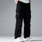 Calças cargo casuais masculinas com vários bolsos