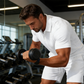 Conjunto de polo e shorts masculino para o verão