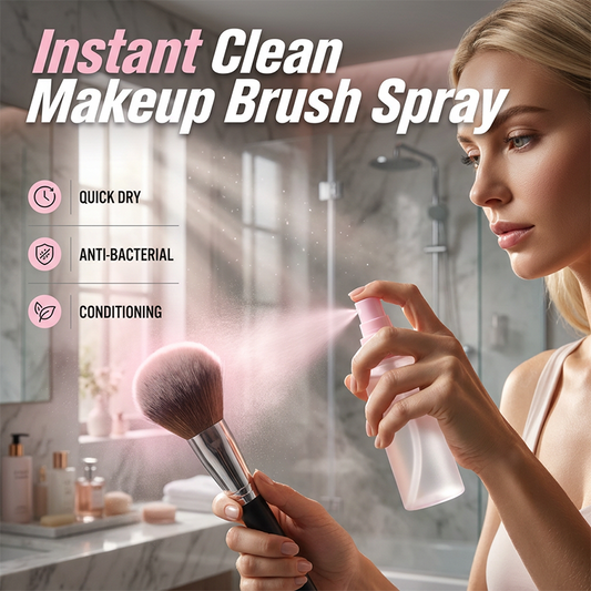 Spray de limpeza instantânea para pincéis de maquiagem