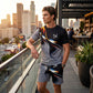 👕 50% DE DESCONTO 🩳 Conjunto masculino de camiseta e shorts com estampa abstrata – Leve, respirável e com caimento descontraído – perfeito para o verão, esportes ou dias casuais – visual moderno e exclusivo 🎨