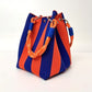 🏆🌴 PROMOÇÃO LIMITADA -50%! Bolsa de ombro listrada boêmia em tricô – Tecida à mão, verão/praia, mais de 8 cores, 17×16×23 cm