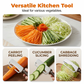 Multi-Functional Stainless Steel Peeler