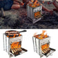 ⏳🔥50% DE DESCONTO POR TEMPO LIMITADO! 🔥 Churrasqueira dobrável para camping – Grelhe em qualquer lugar, a qualquer hora 🍖✨