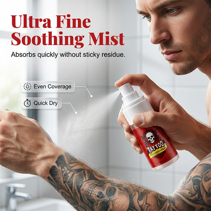 Spray Hidratante para Cuidados Pós-Tatuagem