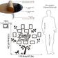 Adesivo de parede com moldura para foto de árvore genealógica 3D