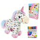 Kit para colorir unicórnio de pelúcia