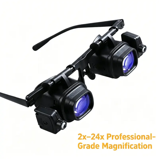 ⏳Oferta Especial por Tempo Limitado⏰ Lupa LED de Precisão para Eletrônica e Artesanato – Suporte ajustável e zoom de 10x a 20x – Mãos livres, luz brilhante – perfeita para soldagem, conserto de relógios ou pintura em miniatura 🛠️