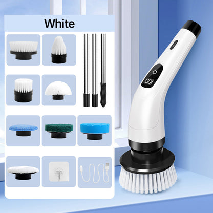 ⏳ LIMITED-TIME 50% OFF! ⏰8-in-1 Electric Cleaning Brush Set – Versatile Home Cleaning Made Easier ✨