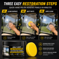 Golf Cart Windshield Scratch Repair Paste with Sponge