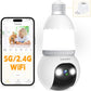 🔥Completely upgraded✨4MP Light Bulb Security Camera 5G&2.4GHz Wireless Outdoor Indoor Camera with Night Vision