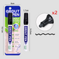 🥳2026 HOT SALE🥳💞50K+ SOLD! 🧱🖊️ 50% OFF! Grout Restorer Pen – instantly covers dirty, black grout lines. Fast-drying, waterproof & precision nib for a clean fresh look! ✨✅
