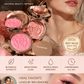 Flower Knows Strawberry Rococo Embossed Blush, Blush em Pó Matte Rosa Malva para as Bochechas, Maquiagem Facial Construível e Fácil de Esfumar